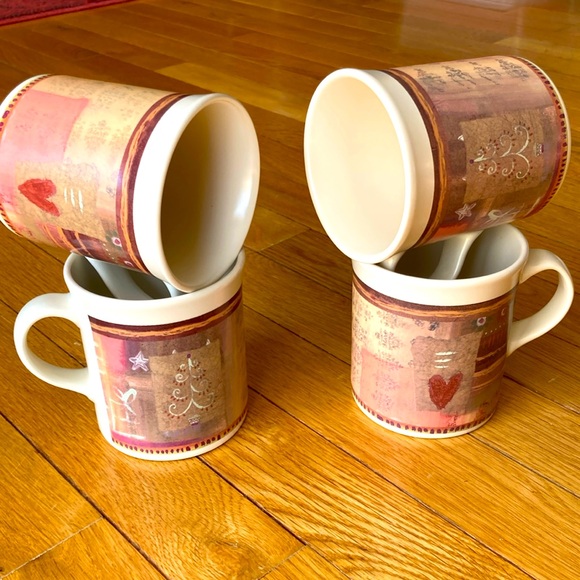 Pfaltzgraff HOLIDAY SPICE Mugs (set of 4) - Picture 1 of 9